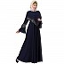 Designer Cape abaya- Navy Blue Designer Cape abaya- Navy Blue